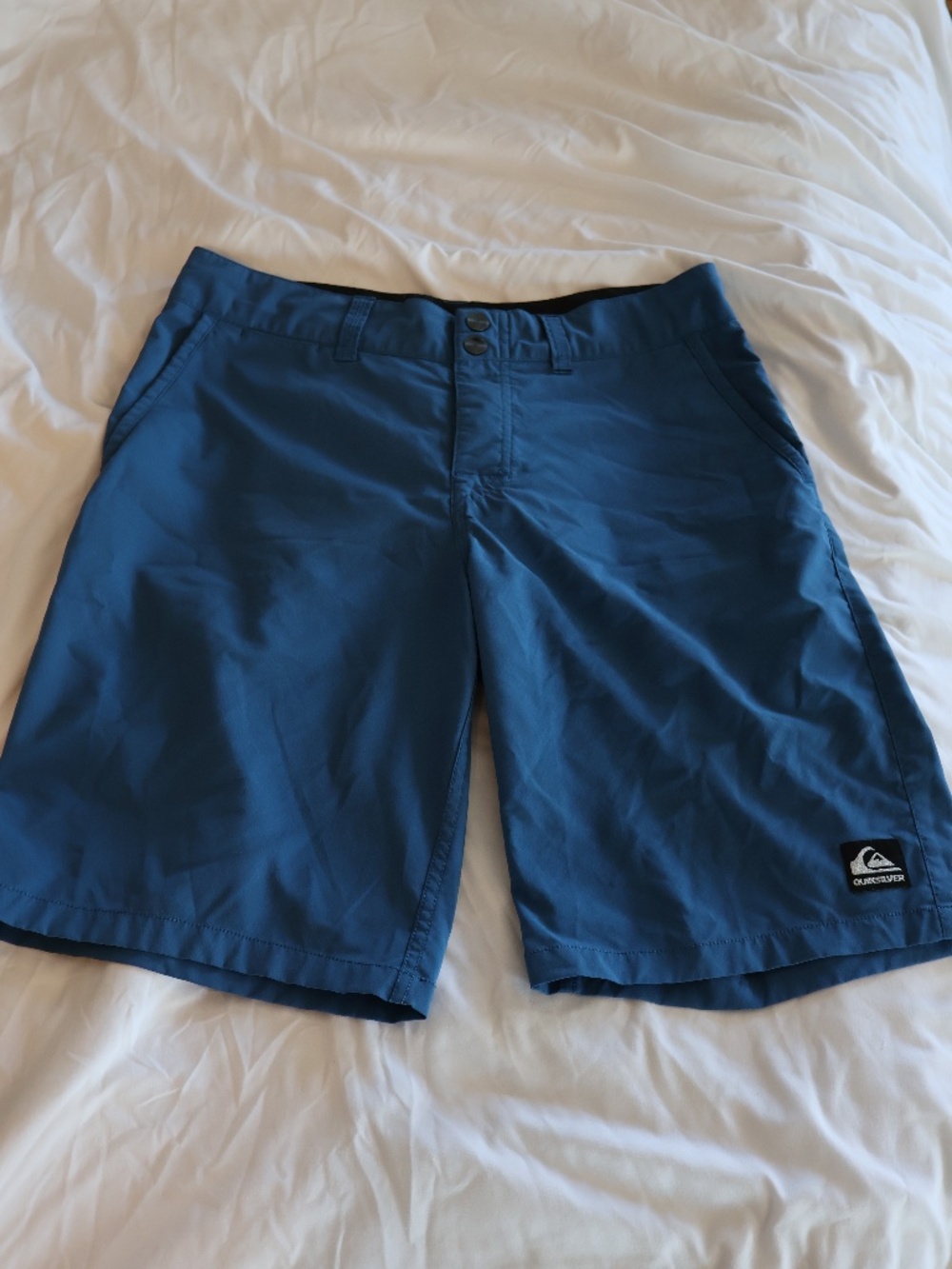 Quicksilver Chino board shorts sz 31 blue